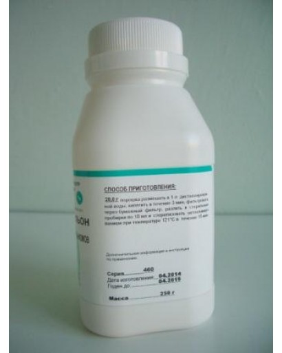  Питательный бульон для культивирования микроорганизмов сухой (ГРМ-бульон) 250 г. 