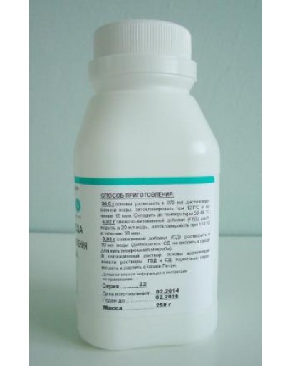 Питательный агар для культивирования и выделения туляремийного микроба сухая (FT-агар) 